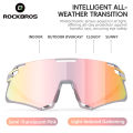 ROCKBROS Cycling Glasses Lightweight Frameless Bike Glasses High-Definition Lenses Road Bicycle Protection Goggles Sport Eyewear. 