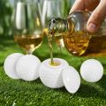 1Pcs Golf Ball Shot Glasses with Lid 1.5 Oz Golf Ball Shaped Shot Creative Gifts Easy to Clean.