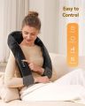Electric Neck Massager with Heat, 4D Deep Tissue Kneading Shiatsu Massager for Neck, Shoulders, Back & Legs. 