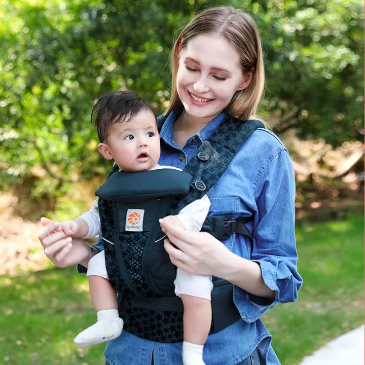 Egobaby%20Omni%20Breeze%20Baby%20Carrier%20All%20Carry%20Positions%20Breathable%20Mesh%20with%20Enhanced%20Lumbar%20Support%20&%20Airflow%20(7-45%20Lb)%20-%20Image%206