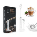 Wireless Rechargeable Electric Milk Frother - 3 Speeds, Handheld Foam Maker for Latte, Cappuccino, Hot Chocolate - USB Rechargea. 