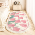 VIKAMA Beautiful Garden Cute Rabbit Carpet Bedroom Bedside Blanket Soft Floor Mat Rug Live Room Doormat Welcome Mat Home Decorat. 