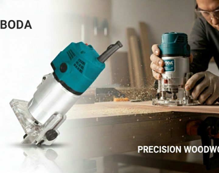 Wood Router Machine 550W â BODA R3-6E Trimming Machine | High Speed 30,000r/min | 6mm Collet