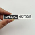 3d Aluminium Silver Special Edition Logo Limited Edition Emblem Car Fender Badge Trunk Decal LIMITED EDITION Stikcer Accessories. 
