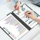 Double Metal Clip A4 Size 360 Degree Foldable File Cover Folder Writing Clipboards for Office Medical Field School Job Interview. 