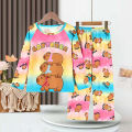 Full Sleeve Capybara Pajamas Sets Children Sleepwear Kids Pyjamas Boys Pjs Pijama Suits for 3 to 14Years Teenager Baby Clothes.