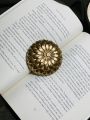 Golden Flower paperweight | Customise Terrazzo Jesmonite Bookend | paper weight | Nordic Designs. 