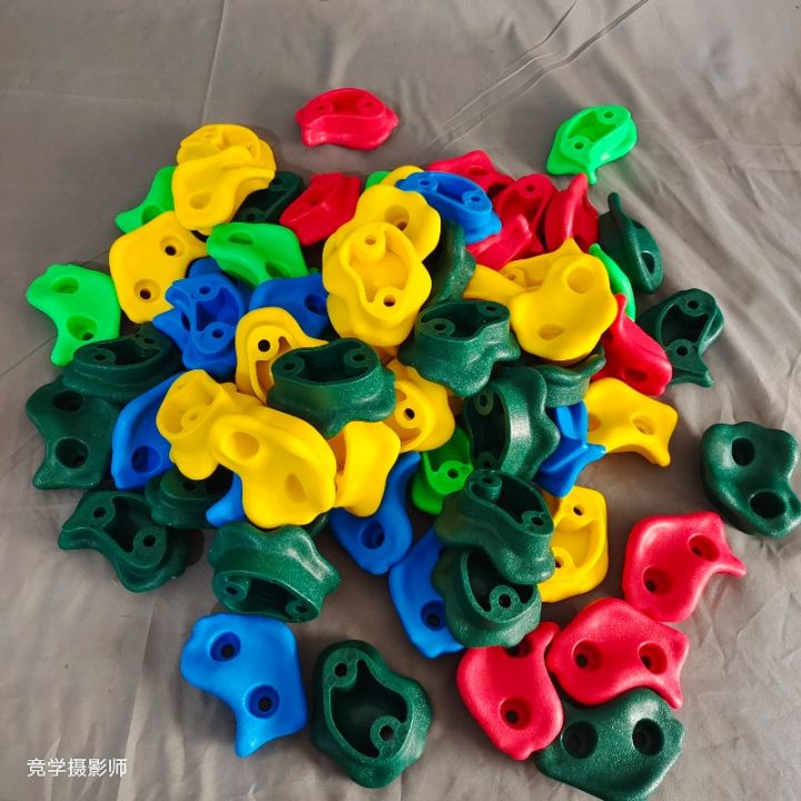 10pcs%20Kids%20Plastic%20Rock%20Climbing%20Wall%20Holds%20Games%20Wood%20Wall%20Climbing%20Stones%20Set%20Indoor%20Outdoor%20Playground%20DIY%20Rock%20Stone%20Wall%20-%20Image%203
