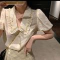 Hello Shop ချည်သား Blouse. 