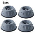 4Pcs Anti Vibration Feet Pads Waterproof Legs Slipstop Silent Skid Raiser Mat Washing Machine Support Dampers Stand Furniture. 