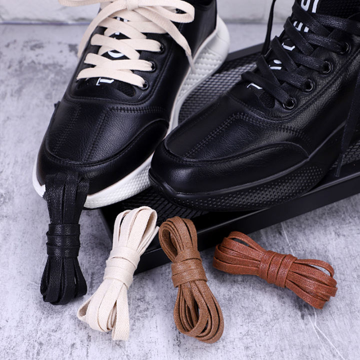 1%20Pair%20Shoelaces%200.8%20CM%20Waxed%20Cotton%20Width%20Flat%20Waterproof%20Shoe%20Laces%20Unisex%20Boots%20Casual%20Sneakers%20Shoelace%20Leather%20Shoe%20Lace%20-%20Image%203