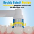 Black/White Replacement Brush Heads For Oral B Electric Toothbrush Advance Power Vitality Precision Clean Pro Health Triumph 3D. 