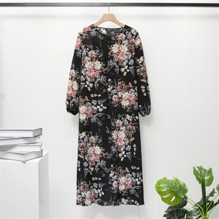 Muslim%20Dresses%20Women%20Maxi%20Dresses%20Mujer%20Vestidoes%20Female%20Loose%20Dresses%20Full%20Sleeve%20Printed%20Floral%20Casual%20Robe%20Long%20Dress%20-%20Image%206