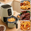 Airfryer Silicone Basket Reusable Baking Tray Silicone Mold For Airfryer Pizza Fried Chicken Basket Air Fryer Liners Accessories.