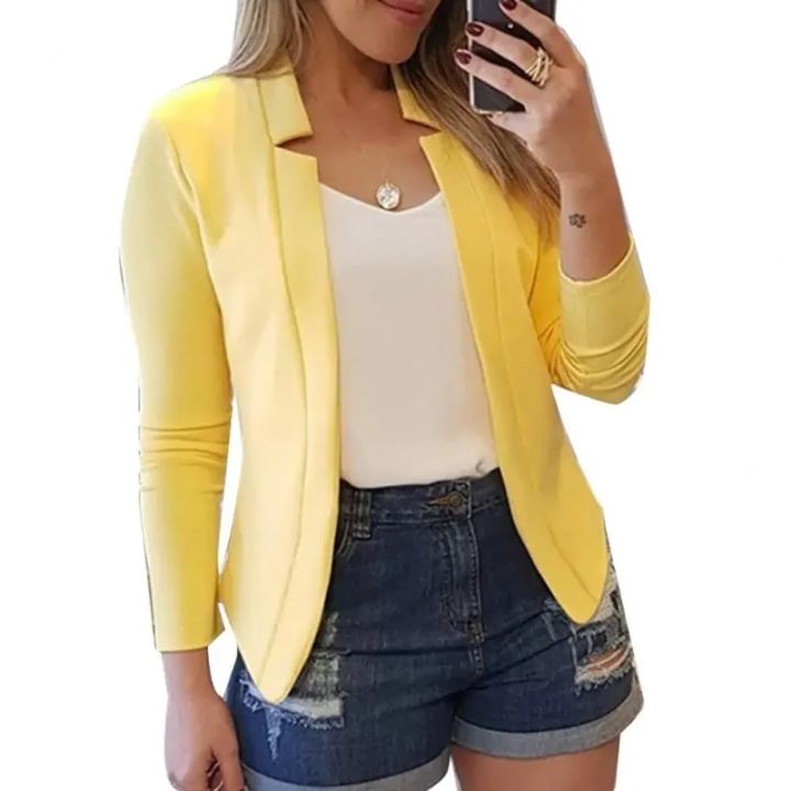 Spring%20Women%20Blazer%20Jacket%202024%20Female%20Long%20Sleeve%20Thin%20Coat%20Open%20Stitch%20Blazer%20OL%20Womens%20Basic%20Jackets%20and%20Coats%20Femme%20Tops%20-%20Image%205