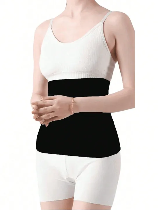 Women'S%20Solid%20Color%20Spring/Summer%20Thin%20Velvet%20Knitted%20Warm%20And%20Cold%20Resistant%20Stomach%20And%20Abdominal%20Belt%20-%20Image%207