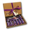 Dairy Milk Chocolate Bar Gift Box
Chocolate gift box for girls Boys Children 7×Cadbury Dairy Milk Chocolate 35g 
1× Cadbury Dairy Milk Chocolate 160g. 