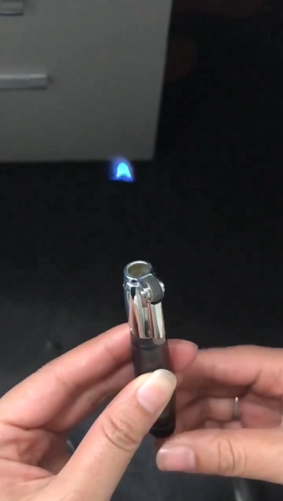 Magic Blue Flame Grinding Wheel Lighter Metal Butane Gas Flint Lighter Accessories