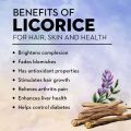 Organic Licorice roots ( Mulethi ) whole 100 grams 100% pure - ملٹھی ثابت - Liquorice / Glycyrrhiza glabra / Liqurice Liqorice Liqurise Licorise Likorice Mulathi Mullethi Mullathi Mulathe  Mulati Muleti mulato Mullati root roots - Herbal Pure. 
