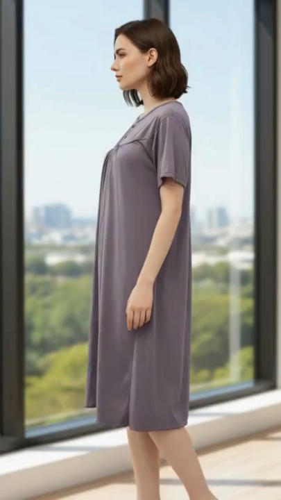 🧥✨Ladies cotton maxi nightdress 💖comfort for all day-night💖