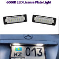 2Pcs License Plate Light For Mercedes Benz E C Class W210 W202 4D AMG LED Light Car License Number Plate Light Lamp Car Lights. 