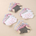10 Pairs Adorable Kid's Socks - Comfortable Socks Suitable for Boys and Girls, Featuring Stripes and Heart-Shaped Patterns. 