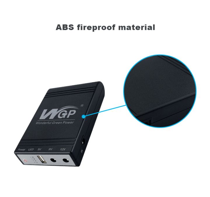 WGP Mini DC UPS for WiFi Router & Onu 10800