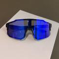 Cycling Sunglasses Large Frame UV400 Shades UV Protection Outdoor Sports Windproof Anti-Ultraviolet Hiking Climbing Goggles. 