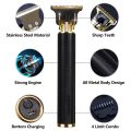 Metal Vintage T9 Electric Hair Clipper Hair Cutting Machine Professional Electric Shaver Rechargeable Barber Trimmer for Men USB.