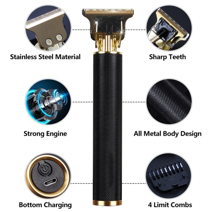 Metal%20Vintage%20T9%20Electric%20Hair%20Clipper%20Hair%20Cutting%20Machine%20Professional%20Electric%20Shaver%20Rechargeable%20Barber%20Trimmer%20for%20Men%20USB%20-%20Image%203