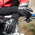 ROCKBROS Cycling Gloves Thicken SBR shock Gloves Thermal Warm Lengthened Winter Autumn Sports Bike Gloves Breathable. 