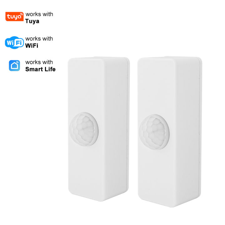 Tuya WiFi PIR Motion Sensor Smart Home Human Body Infrared Detector Security Smart Life Works With Alexa  Home