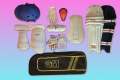 Junior Cricket equipments  Sets without bat for U13/15 players. 