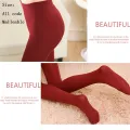 Thick Thermal Full Hosiery Winter Clothing Accessories Women's  Pantyhose Full Foot Tights Pants Fleece Leggings. 