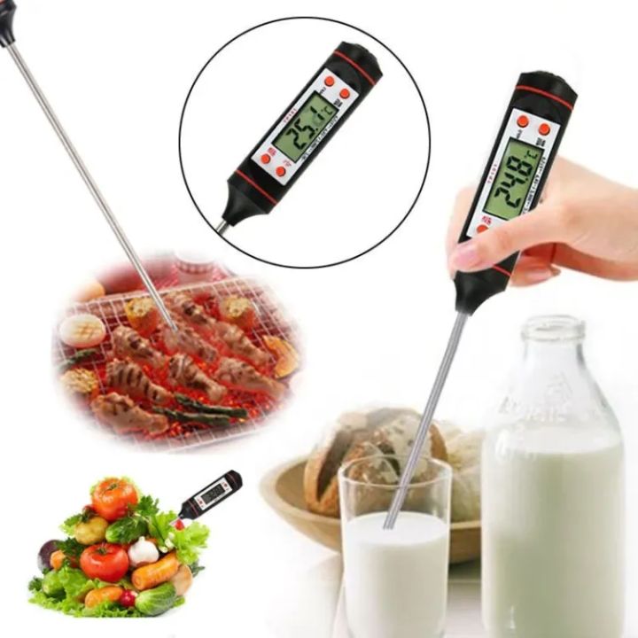 Stainless%20Steel%20Cooking%20Thermometers%20Temperature%20Test%20Pen%20-%20%20Kitchen%20Instant%20Read%20Backlit%20Food%20Thermometer%20with%20Long%20Probe%20&%20LCD%20Screen%20for%20Grill,%20Meat,%20Candy,%20BBQ,%20Milk%20and%20Bath%20Water%20-%20Image%202