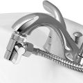 Zinc Alloy and Plastic Switch Faucet Adapter Kitchen Sink Splitter Diverter Valve Water Tap Connector for Shower Bathroom Access. 