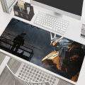 90x40cm Mouse Pad M-mechanical Warrior G-gundam Office Desk Mats XXL Gaming Accessories Edge White MousePads Laptop Keyboard Mat. 