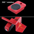 Furniture Moving Transport Roller Set Removal Lifting Moving Tool Set Wheel Bar Mover Moving Heavy Stuffs Device Hand Tool. 