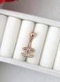 Chanel Unisex Surgical Belly Piercing Navel Rings Piercing Jewelry Body Jewelry. 