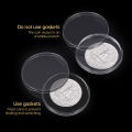 60Pcs Clear Coin Capsule Holder Case 17/38mm Transparent Coin Cases Commemorative Container Coin Storage Box Collection Supplies. 