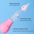 Silicone Baby Nasal Aspirator Suction Pump Infant Nose Cleaner Children Kids Soothing Nose Cleaning Device Nasal Cleaning Tools. 