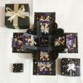 Chocolate gift box for celebration, Two layer gift box with a small box inside it. 