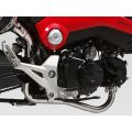 MSX125 Motorcycle Footpeg Front Rear Foot Pegs Footrest Peg for Honda Grom MSX125 CBR600 CBR1000 Silver/Black.