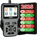 V500 Obd2 Scanner Diagnostic Tool, Auto Check Engine Code Reader with Reset Function, Enhanced Obdii/Eobd Car Scan Tool. 