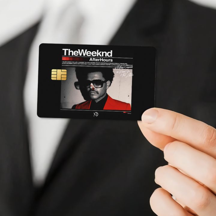 The%20Weeknd%20After%20Hours%20Fashion%20Waterproof%20Scratch%20Pattern%20New%20Stickers%20Decoration%204%20PCS%20Card%20Cover%20-%20Image%205