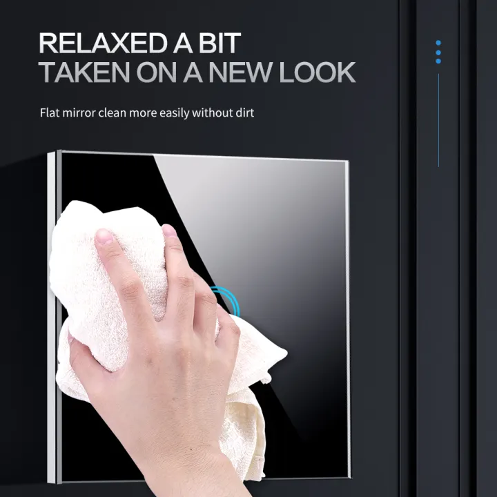 EU/UK%20Standard%20Crystal%20Tempered%20Glass%20Wall%20Panel%20Light%20Touch%20Switch%20Led%20Indicator%20Sensor%20Electrical%20Button%201/2/3Gang%20220V%20-%20Image%204