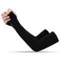 1 Pair Summer Finger Sleeve Ice Cool Wearing High Elastic Elbow Spring Outdoor Riding Fingerless Fishing Custom Ice Silk Sleeve. 