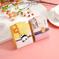 Cartoon Panda /Cat Mini Portable Lipstick Bag With Mirror Chinese Style Small Cosmetic Bag Girl's Travel Makeup Storage Bag Gift. 