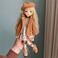 2025 New Winter Clothes 6 Points BJD Doll Dress Up Suit 30cm Doll Decorative Clothing Jacket Dress Only Clothing.