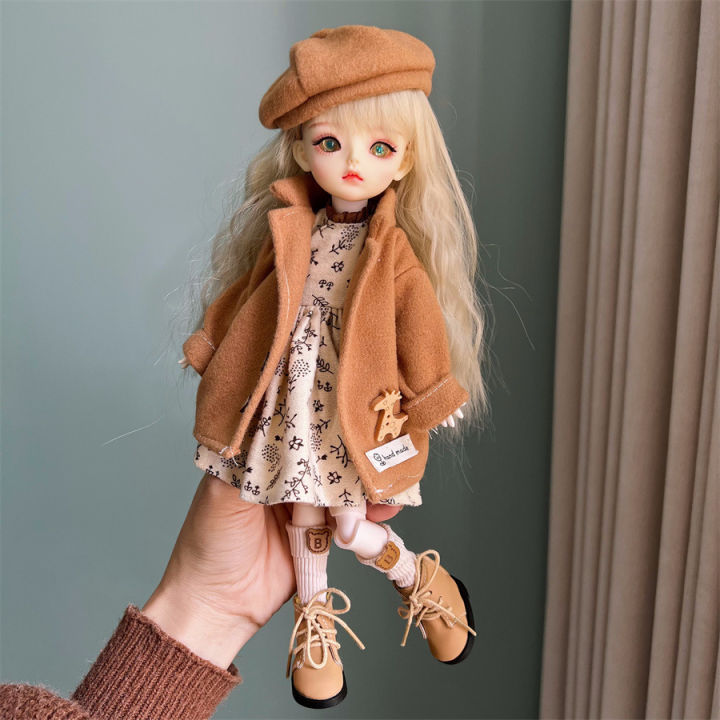 2025%20New%20Winter%20Clothes%206%20Points%20BJD%20Doll%20Dress%20Up%20Suit%2030cm%20Doll%20Decorative%20Clothing%20Jacket%20Dress%20Only%20Clothing%20-%20Image%202